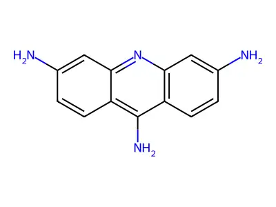 Acridine, 3,6,9-triamino- structure
