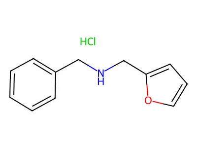 N-(Phenylmethyl)-2-furanmethanamine hydrochloride structure
