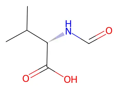 Formylvaline structure