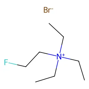 Ammonium, (2-fluoroethyl)triethyl-, bromide structure
