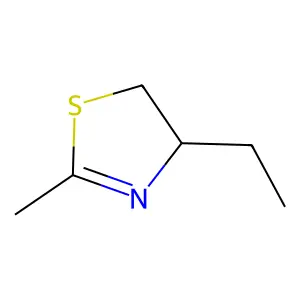 Thiazole, 4-ethyl-4,5-dihydro-2-methyl- structure