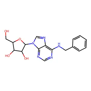 Benzyladenosine structure