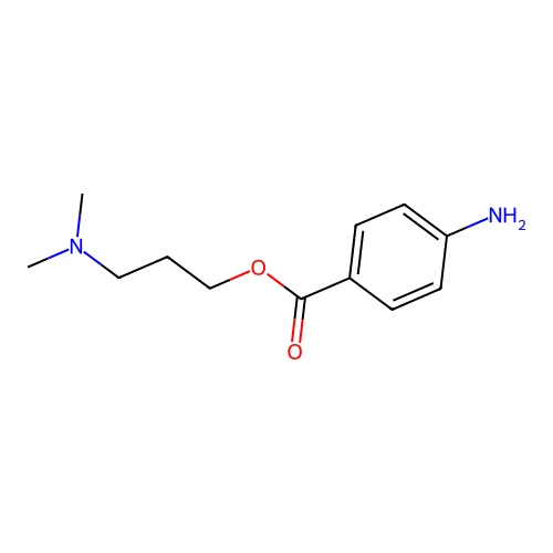 3-(Dimethylamino)propyl 4-aminobenzoate structure