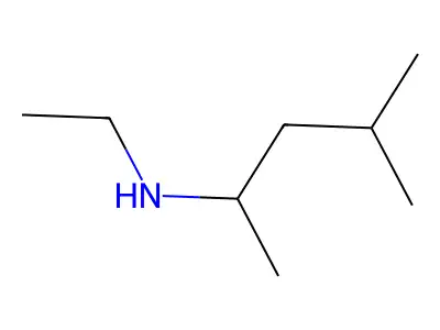 N-Ethyl-1-amino-1,3-dimethylbutane structure