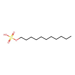 1-Undecanol, 1-(hydrogen sulfate) structure