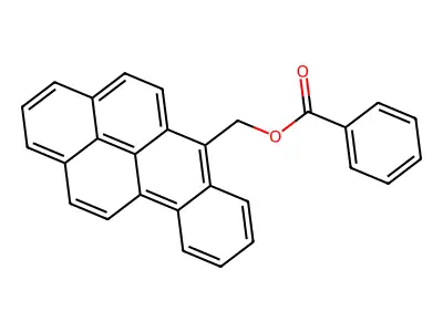BENZO(a)PYRENE, 6-BENZOYLOXYMETHYL- structure