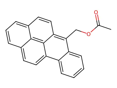 6-Acetoxymethylbenzo(a)pyrene structure