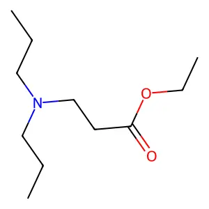 Ethyl N,N-dipropyl-beta-alaninate structure