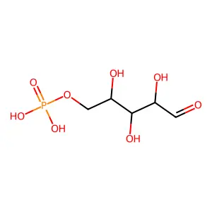 Ribose 5-phosphate structure