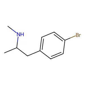p-Bromomethamphetamine structure