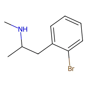 2-Bromomethamphetamine structure
