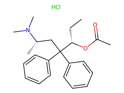 Levomethadyl acetate hydrochloride structure