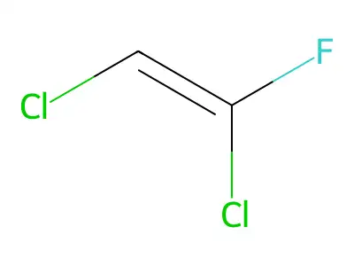 1,2-Dichloro-1-fluoroethene structure