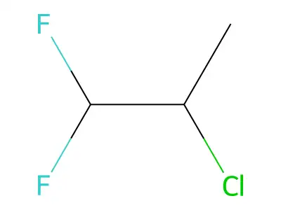 2-Chloro-1,1-difluoropropane structure
