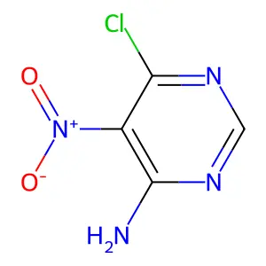 4-Pyrimidinamine, 6-chloro-5-nitro- structure