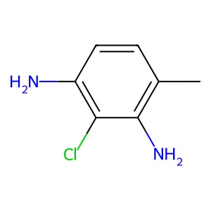 1,3-Benzenediamine, 2-chloro-4-methyl- structure