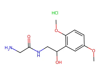 Midodrine Hydrochloride structure