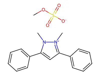 Difenzoquat metilsulfate structure