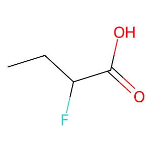 2-Fluorobutanoic acid structure