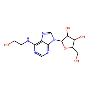N6-(2-hydroxyethyl)adenosine structure