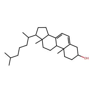 Cholesterol, 7-dehydro- structure