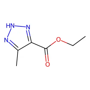 Ethyl 5-methyl-1H-1,2,3-triazole-4-carboxylate structure
