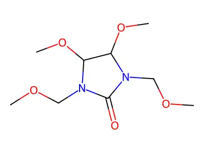 2-Imidazolidinone, 4,5-dimethoxy-1,3-bis(methoxymethyl)- structure