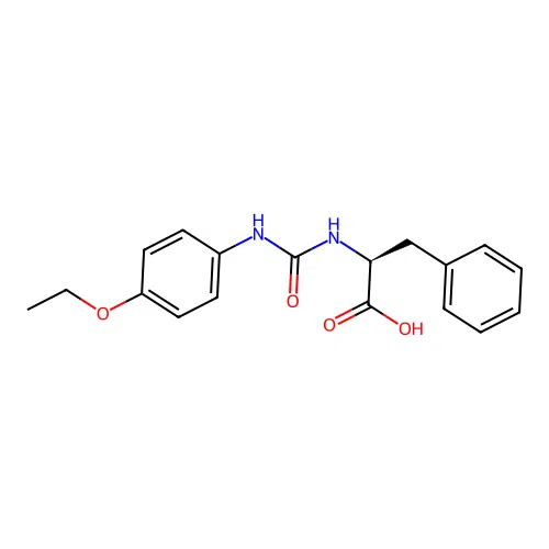 (S)-2-[3-(4-Ethoxy-phenyl)-ureido]-3-phenyl-propionic acid structure