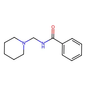Benzamide, N-(1-piperidinylmethyl)- structure