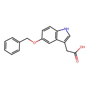 5-Benzyloxyindole-3-acetic acid structure