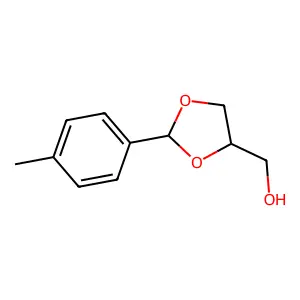 1,3-Dioxolane-4-methanol, 2-(4-methylphenyl)- structure