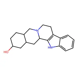 Yohimban-17-ol, (17beta)- structure