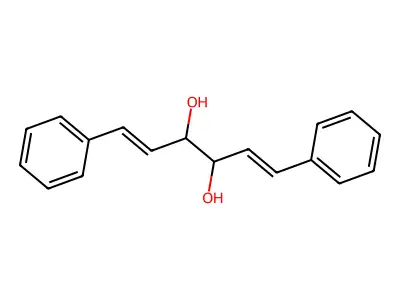 1,6-Diphenylhexa-1,5-diene-3,4-diol structure