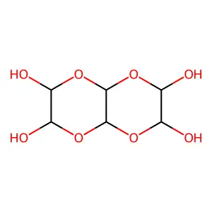 Glyoxal trimer dihydrate structure