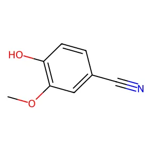 4-Hydroxy-3-methoxybenzonitrile structure