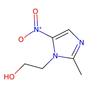 Metronidazole structure