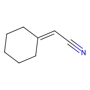Acetonitrile, 2-cyclohexylidene- structure