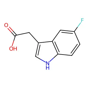 5-Fluoroindole-3-acetic acid structure