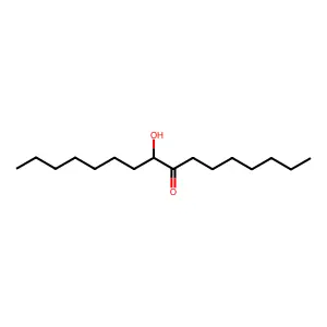 9-Hydroxyhexadecan-8-one structure