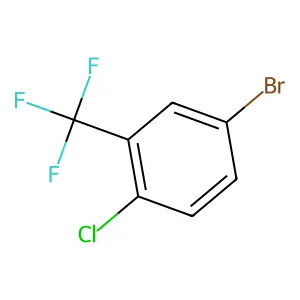 4-Bromo-2-chloro-alpha,alpha,alpha-trifluorotoluene structure