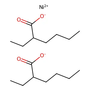Nickel bis(2-ethylhexanoate) structure