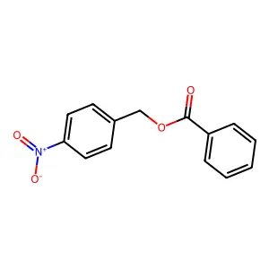 Benzyl alcohol, p-nitro-, benzoate structure