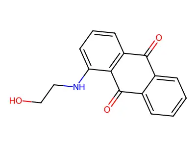 9,10-Anthracenedione, 1-((2-hydroxyethyl)amino)- structure