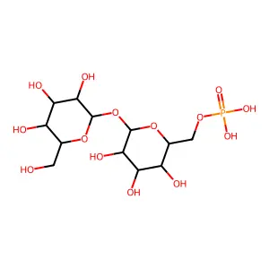 6-o-Phosphonohexopyranosyl hexopyranoside structure