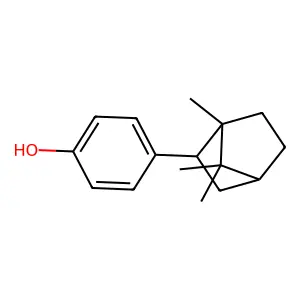 exo-p-(1,7,7-Trimethylbicyclo(2.2.1)hept-2-yl)phenol structure