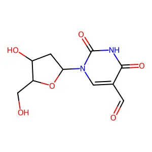 5-Formyl-2'-deoxyuridine structure