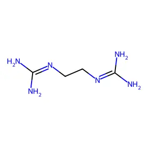 N'',N'''-Ethane-1,2-diyldiguanidine structure