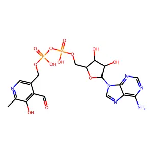 Pyridoxal 5'-diphospho-5'-adenosine structure