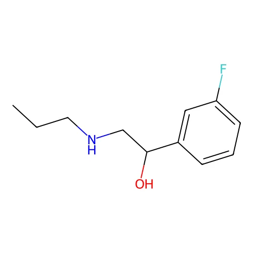 1-(3-Fluorophenyl)-2-(propylamino)ethanol structure