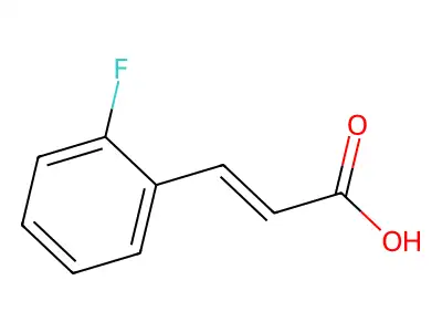 3-(2-Fluorophenyl)prop-2-enoic acid structure